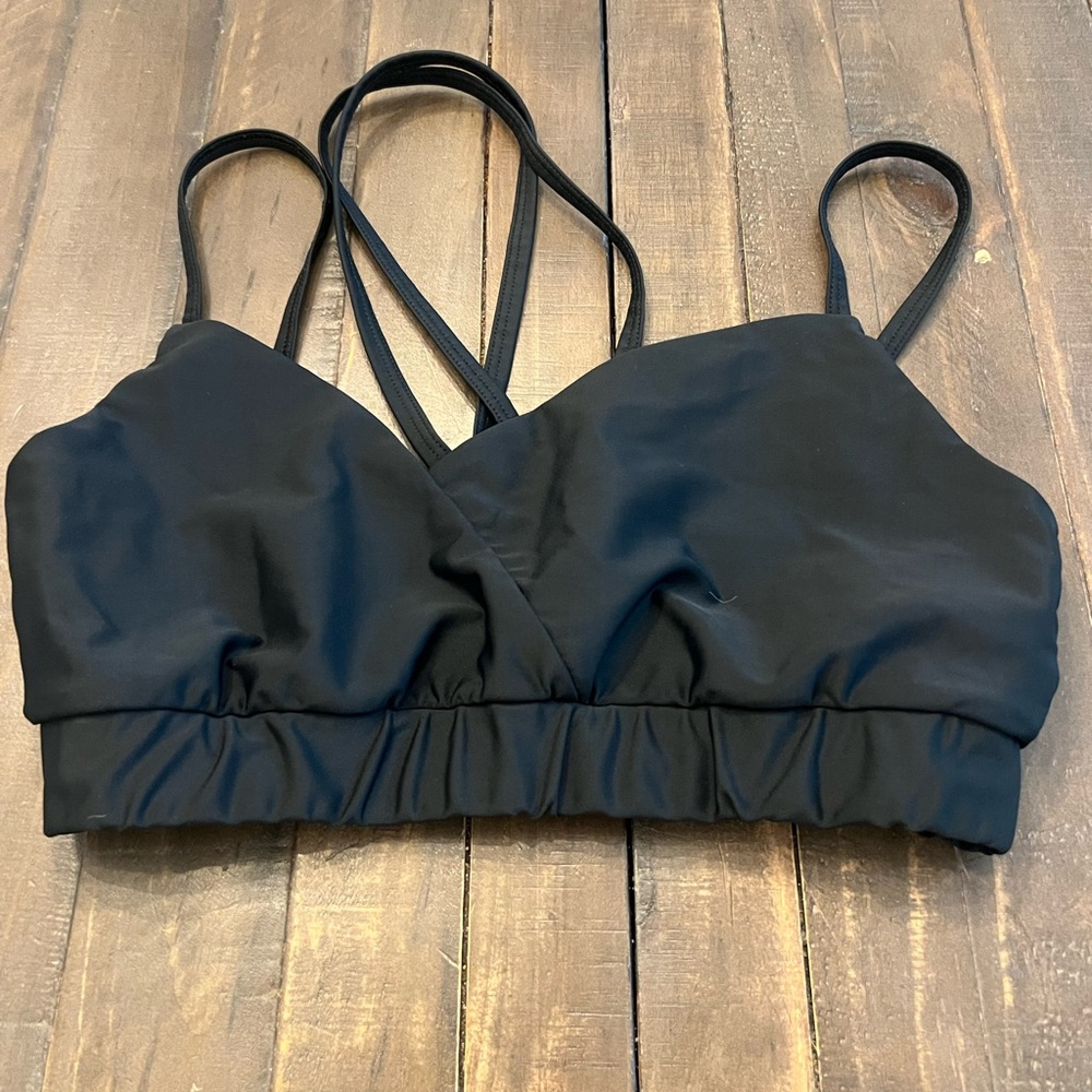 Black Strappy Women's Bralette